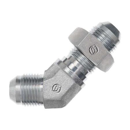 32MJ-32MJ Blkhd 45 Deg Elb Frg With Lock Nut